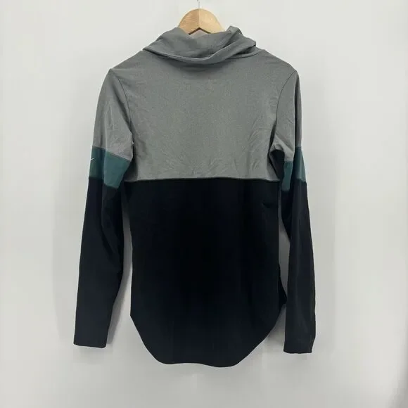 Women’s Nike Black Heathered Charcoal Philadelphia Eagles Light Cowl‎ Neck Small - Picture 5 of 10